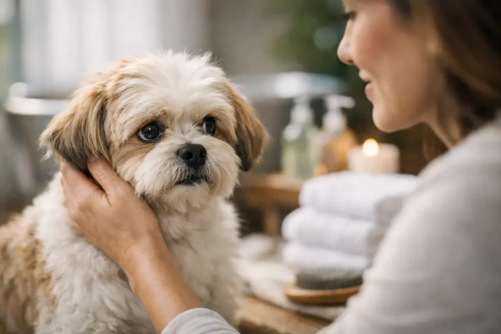 How to Calm Grooming Anxiety Before a Dog Spa Visit